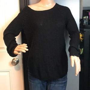 Long sleeve pink Republican sweater black